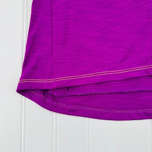 Moxie Shirt Womans Small Purple Cycling Athletic Sweetheart Solid Racerback - Picture 4 of 7